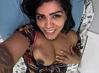 Neighbor fucks my ass bareback after market help 😈