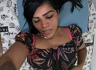 Neighbor fucks my ass bareback after market help 😈