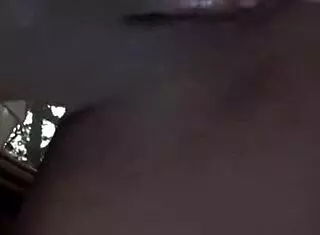 Can you believe how huge my latina wife's clit is at sunset?