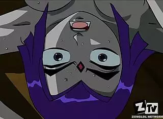 Teen Titans Raven In Action