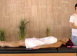 She craved more than a massage from her neighbor's big cock