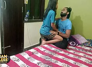 skinny desi girlfriend's juicy fuck by hunk