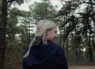 two sick perverts dragging bubble butt milf into woods for some fun 😏