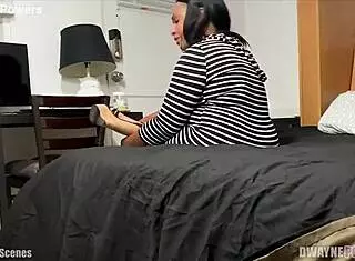 Watch This BBW Get Long Strokes From Big Black Cock On Webcam?