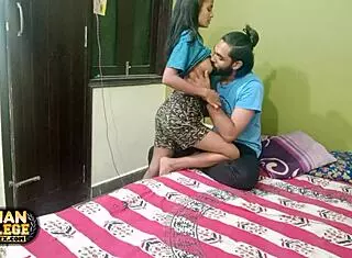 skinny desi girlfriend's juicy fuck by hunk