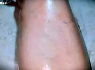 Pov Nicole's Thick Body And Hairy Pussy Get Greased Up