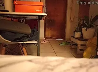 Fat Pregnant Wife Puts on Thong for Voyeur