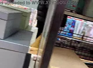 Risky Public Handjob With Spit On Monster Cock