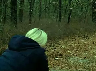 two sick perverts dragging bubble butt milf into woods for some fun 😏