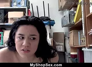 Teen in costume tries fooling guard but gets busted at work.