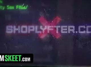 Shoplyfter Teen Thief Gets Tight Hole Stuffed by Guard!