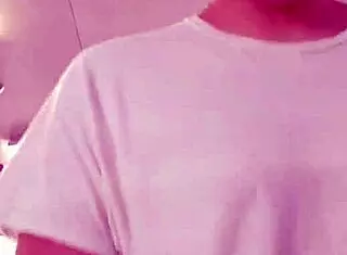 asian amateur takes simple selfie clip enjoying workout in public gym