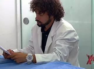 Redhead Visits Plastic Surgeon for Quick Session