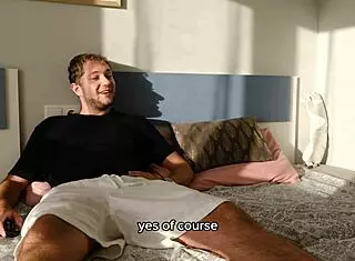 When I Watched a Movie with Stepbrother, He Came in My Mouth After Some Arousal