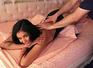 Dry Humping After Massage Turns Into Wrong But Intense Doggystyle Cum Session