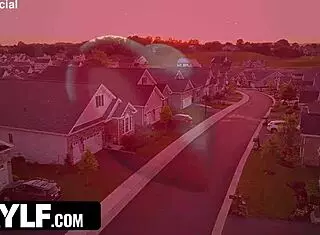 Anna gets face fucked by neighbor and stepson on Valentines day in shower