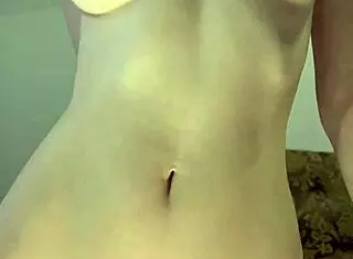 Petite teen maiskii masturbates with dildo, clothes ripped