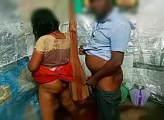 Indian village student fucks his aunty with blowjob and cum in mouth.