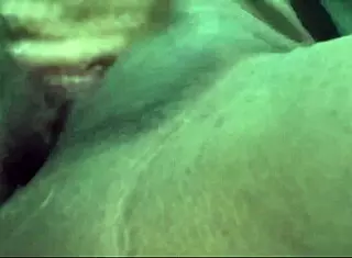 Pretty babysitter bathes solo at home, waiting for husband