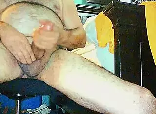 I masturbate with monster cock, turning myself on