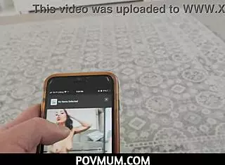 Stepmom asks stepson to keep secret while they have fun together!