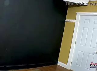 Petite coed Sabrina sucks hard cock.