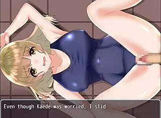 Dating Cute Girl Who Likes Flowers In Busty JK Game Kaede Route