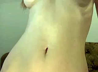 Petite teen maiskii masturbates with dildo, clothes ripped