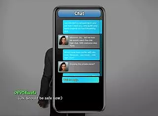 Leap of faith 100 in hentai anime game with big tits