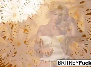 sexy blonde does a retro tease and solo masturbation session