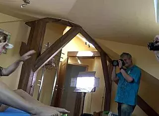 Big tits redhead doggystyle creampie pov