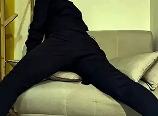 i found my stepmom's thong and put my cock in her mouth, slut - cumshot in shirt and tie