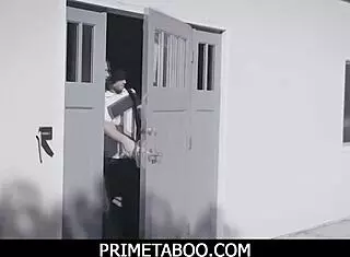 Nerdy Teen Gets Double Penetration In Group Scene