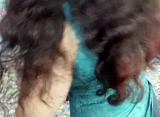 Is the step brother-in-law crazy about bhabhi's pussy?