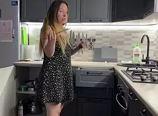 Real home video of a couple sharing affection