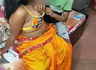 indian step mom and son kitchen role play fuck