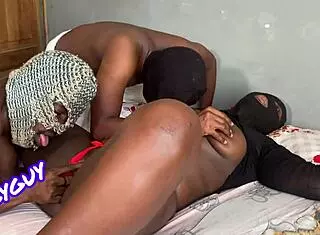 Hey, my wife is a whore who loves big black cocks in our homemade MMF