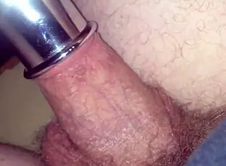 Sucking cock with vacuum