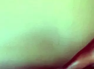 ebony babe gives hot footjob to monster cock