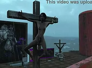 Masochistic Shemale's BDSM Adventures in Fallout 4