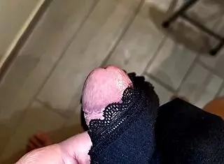 i found my stepmom's thong and put my cock in her mouth, slut - cumshot in shirt and tie