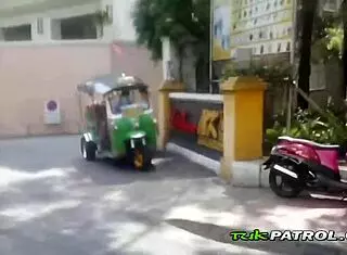 Sweet Asian teen's pussy slammed hard in public pickup