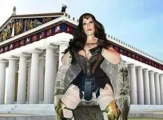 Granny Wonder Woman Gilf Gets Missionary Fucked and Creampied Hard