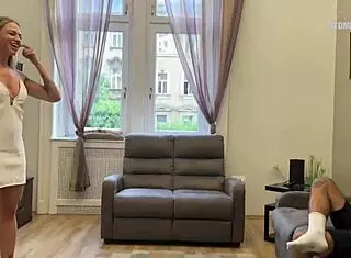 Slutty Wife Cheats with Husband's Best Friend for Secret Blowjob!