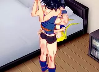 hentai sailor moon sucks gokus dick eagerly