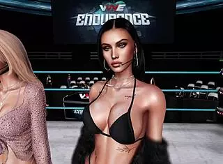 Virtual Pro Wrestling Bikini CONTEST Competition