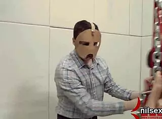 frisky kitten gets anal therapy in asylum 😈