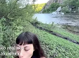 anal sex in the forest with a big cock, latina moaning.