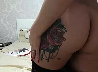 He licked her big tits full of whipped cream seductively