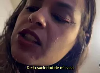 treating this cuckold like my ashtray because i can, with subtitles in spanish 😏